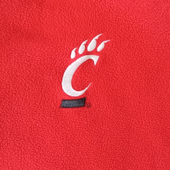 American Classic Cincinnati Bearcats NCAA Fleece Zip Up Jacket Men's XL - Picture 2 of 5